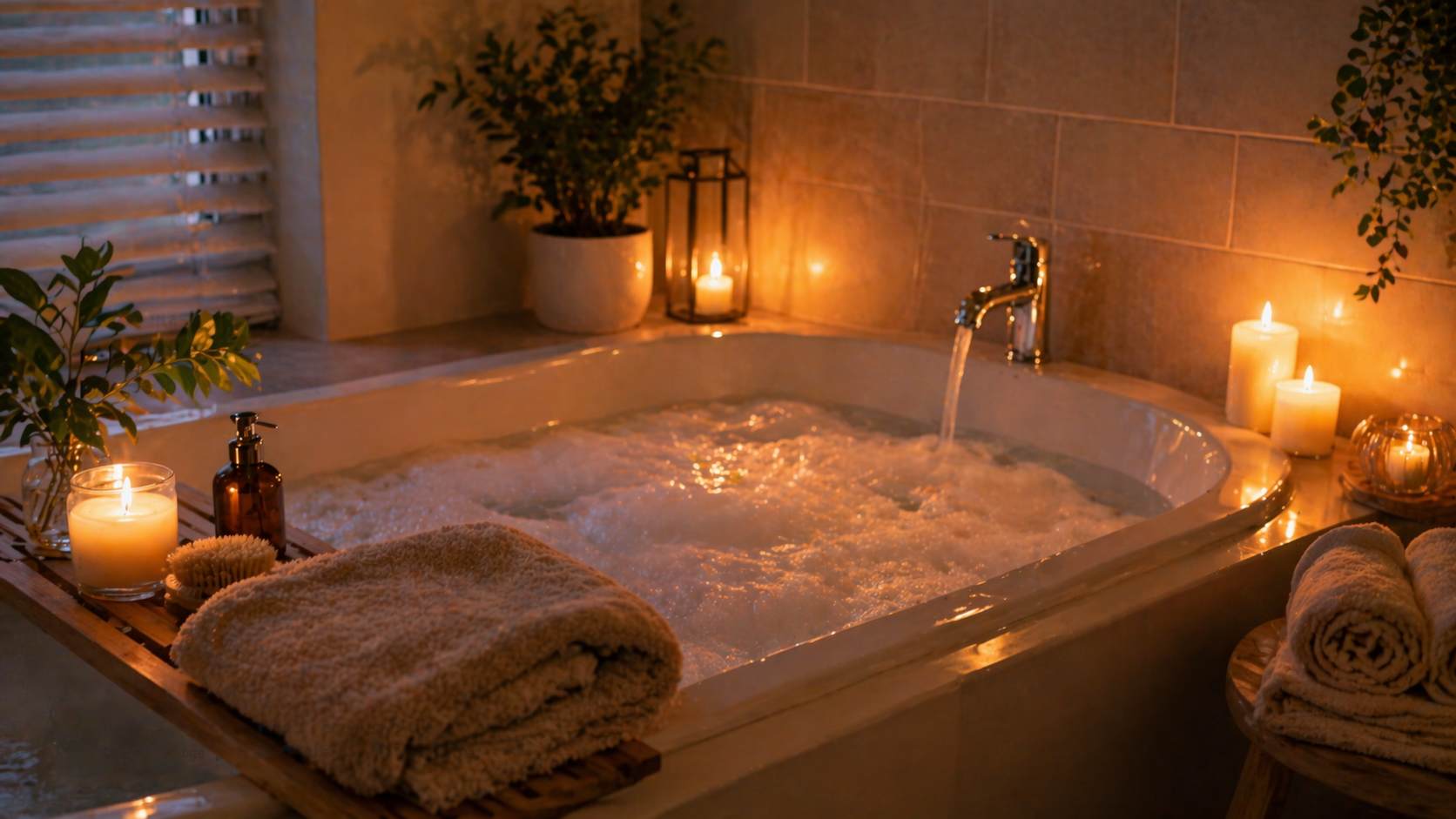 Topla kupka u modernom kupatilu